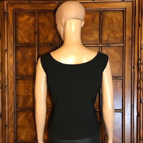 Kasper Microfiber Scoop Neck Classic Shell - Picture 2 of 10